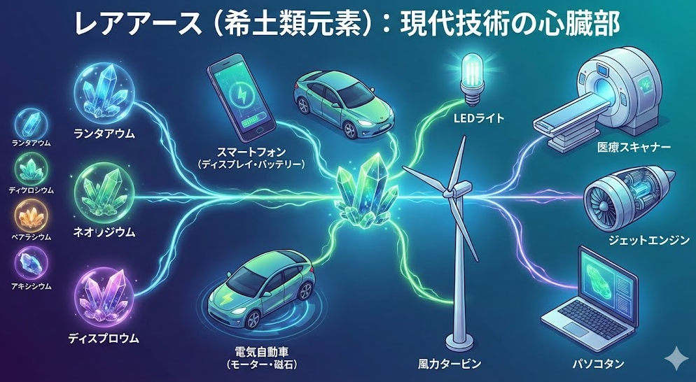 レアアース　何に使われてる