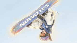 女子スロープスタイル決勝で金メダルの深田茉莉選手