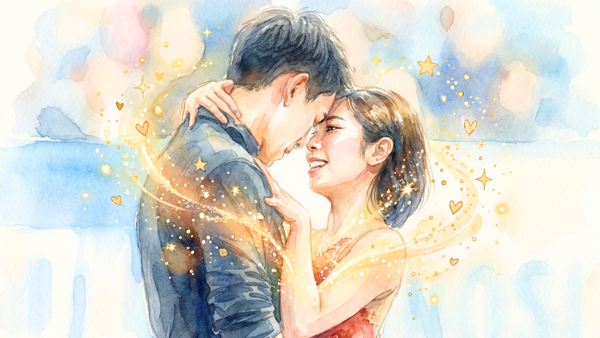 見つめ合うりくりゅうペア