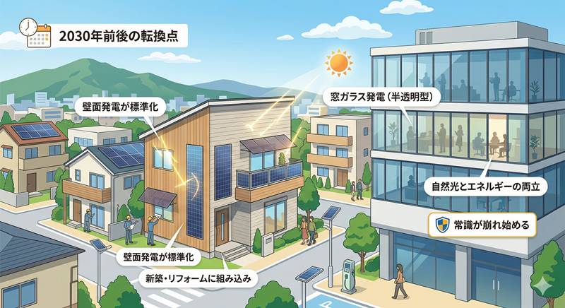 ペロブスカイト太陽電池が普及した日本の未来