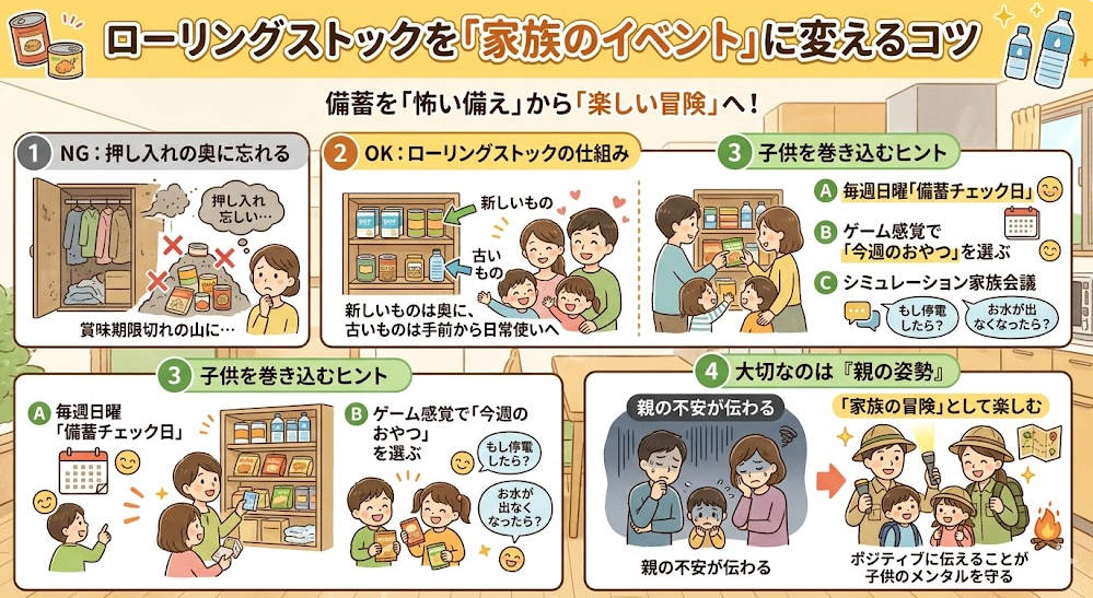 備蓄　子供　リスト