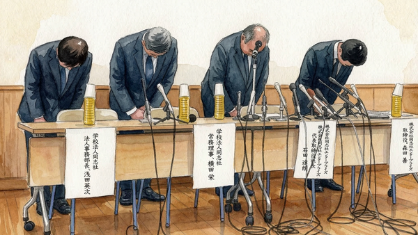 同志社国際高校の謝罪会見