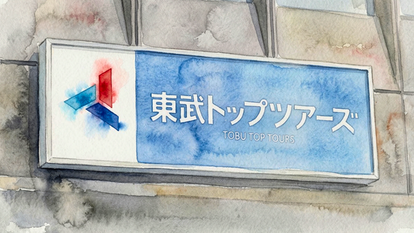 東武トップツアーズの看板