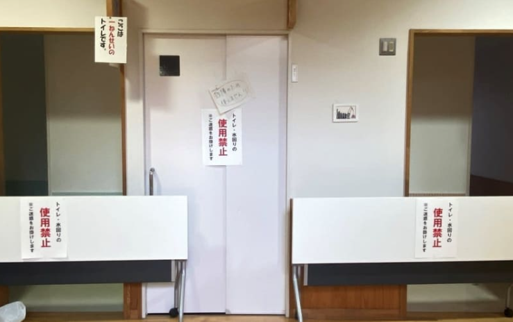 非常用トイレ　能登半島地震