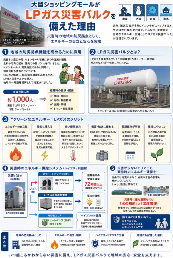 イオンモール熊本の爆発原因はLPガス漏れ？なぜ